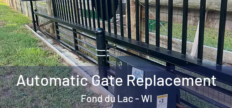  Automatic Gate Replacement Fond du Lac - WI
