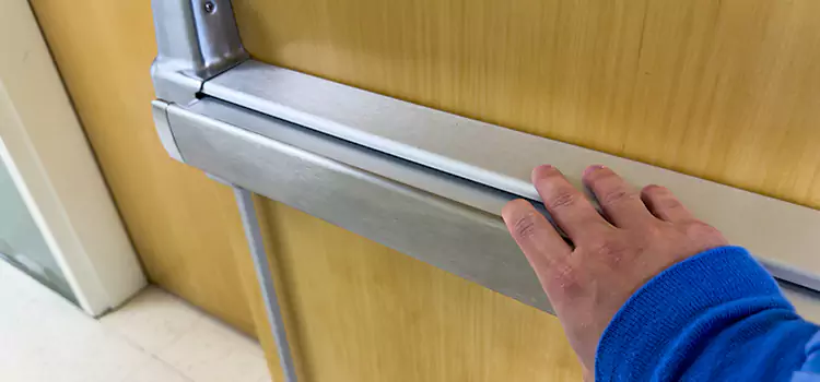 Installing a Push Bar on a Door Fond du Lac