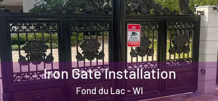 Iron Gate Installation Fond du Lac - WI